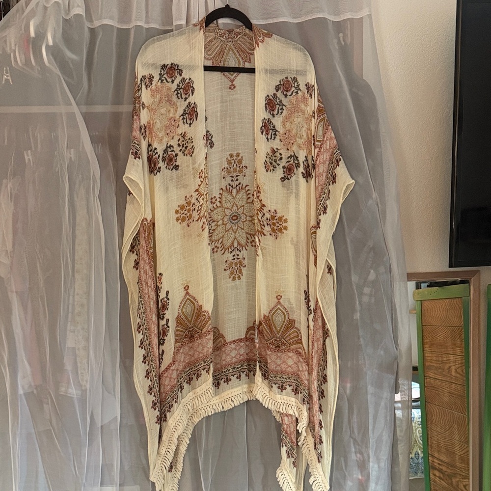 Bohemian Cream and Brown Tapestry